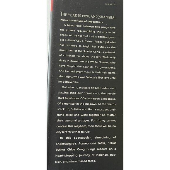 These Violent Delights Chloe Gong Book #1 Hardcover 2020 Fiction - Picture 3 of 5